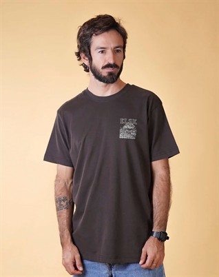 Elsk - Wind Mens Brushed T-shirt - Soil Brown